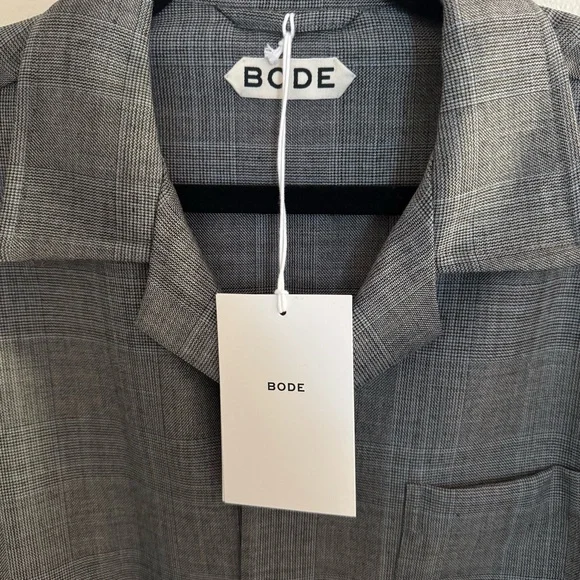 NEW | BODE Grey Shirt Jacket - Picture 10 of 13